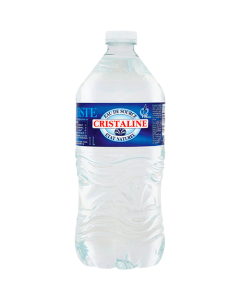 Pack de 6 bouteilles d'eau Cristaline 1L