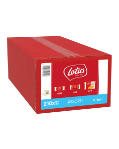 Assortiment de biscuits LOTUS - 210 pièces