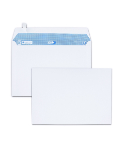 500 enveloppes blanches auto-adhésives - 162 x 229 mm - 100 g/m²