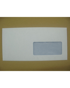 Boîte de 1000 enveloppes 114x229mm mécanisables pour mise sous pli automatique avec fenêtre (45x100mm) - 80g blanc