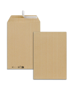 500 pochettes kraft brun recyclé- 176x250 mm (B5) - 90 g/m² - Auto-adhésive