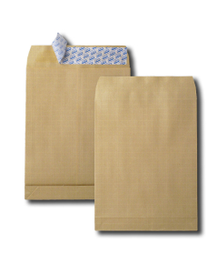 250 pochettes kraft armé - Soufflets 30 mm - 260x330 mm - 120 g/m²