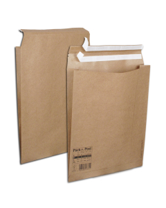 150 pochettes aller-retour - 440 x 590 mm (XL) - 110 g/m² - Double bande de protection