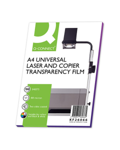 Boîte de 100 transparents pour photocopieurs - Format A4