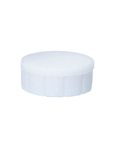 Boîte de 10 aimants diamètre 15mm - Blanc