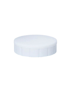Boîte de 10 aimants diamètre 24mm - Blanc