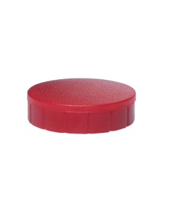 Boîte de 10 aimants diamètre 24mm - Rouge