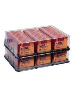 2 x boîtes de rangement pour badges