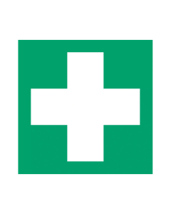 Panneau premiers secours - 20 x 20 cm