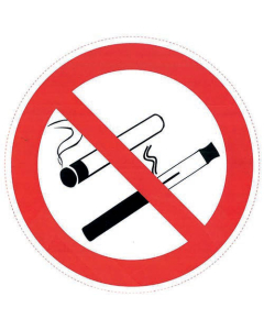 Panneau interdiction de vapoter et de fumer