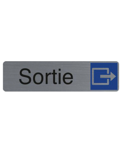 Plaque adhésive " Sortie "