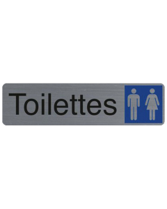 Plaque adhésive " Toilettes Dames / Hommes "