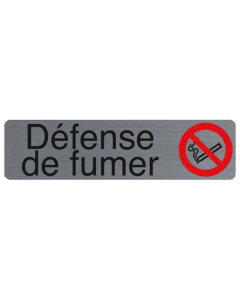 Plaque adhésive " Défense de fumer "