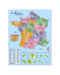 Carte Murale France Administrative
