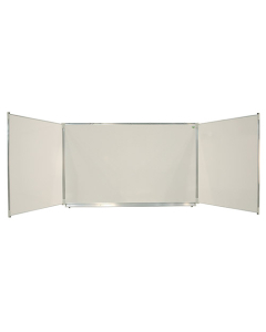 Tableau triptyque blanc émaillé 90x120cm