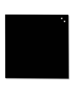 Tableau magnétique verre 45x45cm noir