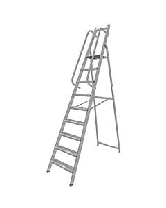 Escabeaux 9 marches - Aluminium