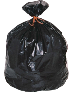 200 Sacs poubelles 110L noirs haute densité - déchets légers