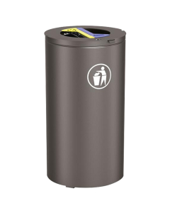 Poubelle tri sélectif 2 compartiments de 60L - Venise