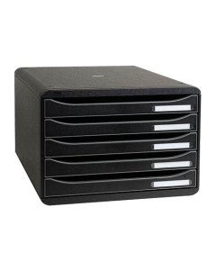 Big-Box Plus EcoBlack 5 tiroirs Horizontal - noir