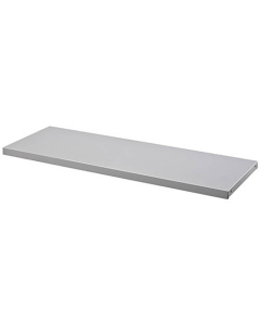 Tablette supplémentaire pour armoire portes à rideaux - largeur 120cm gris clair
