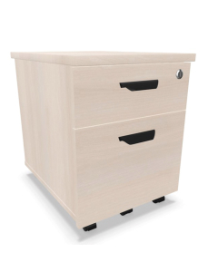 Caisson mobile bois acacia - 2 tiroirs