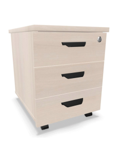 Caisson mobile bois acacia - 3 tiroirs