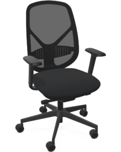 Siège de bureau Séville - Noir
