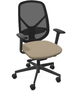 Siège de bureau Séville - Taupe