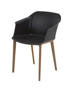 Fauteuil accueil Dubaï - Polypro noir