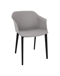 Fauteuil accueil Scott - Polypro gris