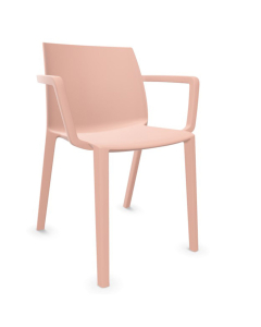 Chaise Soléo avec accoudoirs - Polypro litchi