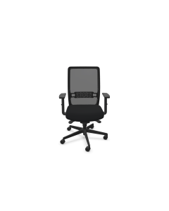 Siège Volt Synchrone avec dossier résille - Assise tissu noir