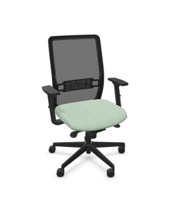 Siège Volt Synchrone avec dossier résille - Assise tissu gris