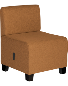 Canapé 1place terre de sienne HIZIA