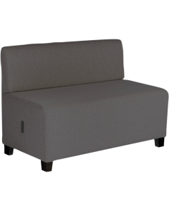 Canapé 2places grs anthracite HIZIA