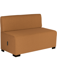 Canapé 2place terre de sienne HIZIA