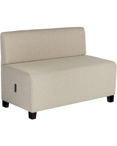 Canapé 2 places beige sahara HIZIA