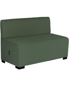 Canapé 2 places vert forêt - HIZIA