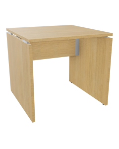 Bureau Forstyl L80 - Pieds panneau - Chêne naturel