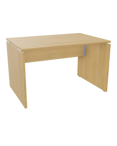 Bureau Forstyl L120 - Pieds panneau - Chêne naturel