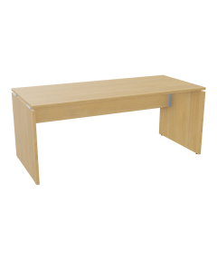 Bureau Forstyl L160 - Pieds panneau - Chêne naturel