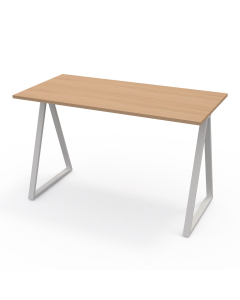 Bureau home office LVP - Blanc / Hêtre