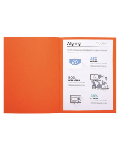 Paquet de 100 chemises Forever® 170 100% recyclé - 24x32cm - Orange