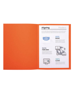 Paquet de 100 chemises Forever® 220 100% recyclé - 24x32cm - Orange