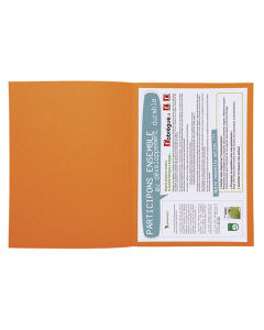 Paquet 100 chemises SUPER 160 - 24x32cm - Orange