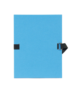 Chemise dos extensible papier - 24x32cm - Bleu clair