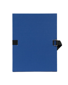 Chemise dos extensible papier - 24x32cm - Bleu foncé