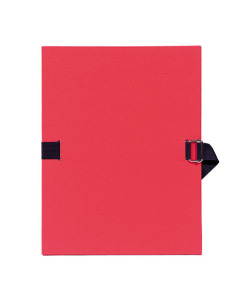 Chemise dos extensible papier - 24x32cm - Rouge
