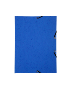 Chemise en carton à élastique sans rabat - A4 - Bleu